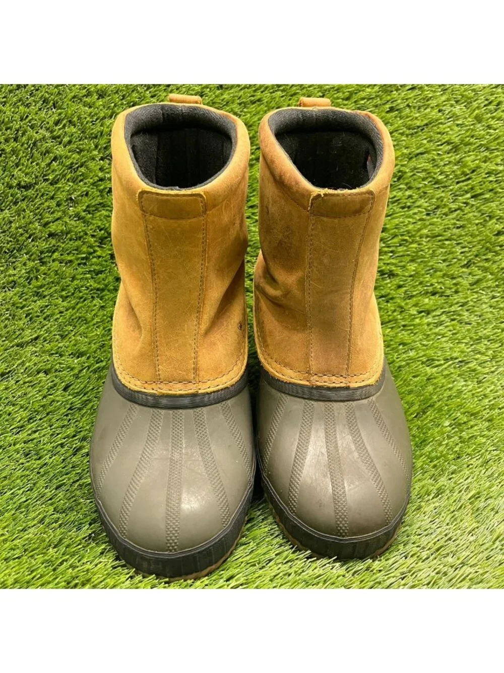 Sorel Cheyanne Premium Mens Size 8 Brown Waterproof Pull On Winter Duck Boots
